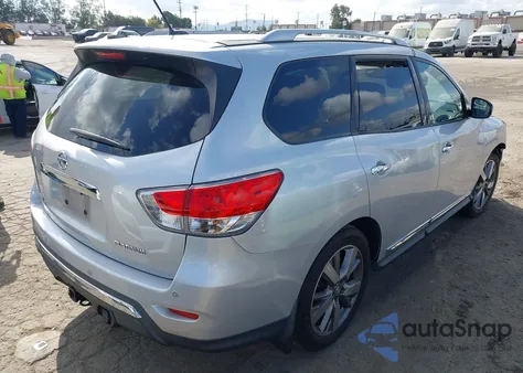 2014 Nissan Pathfinder Platinum from USA, damaged, VIN 5N1AR2MN7EC716584
